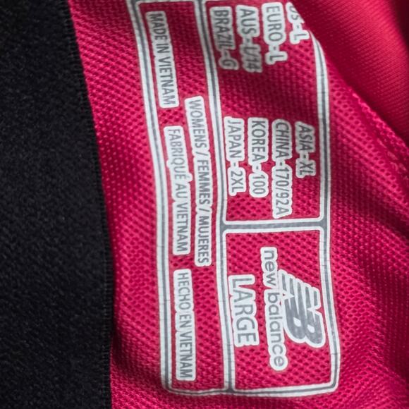 New Balance Lightning Dry Racerback Shelf Bra Tank Women’s Large Pink - Picture 2 of 7